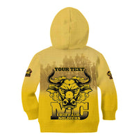 Personalized African American Buffalo Soldier Kid Hoodie We Can We Will - Yellow - Wonder Print Shop