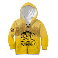 Personalized African American Buffalo Soldier Kid Hoodie We Can We Will - Yellow - Wonder Print Shop