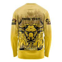 Personalized African American Buffalo Soldier Long Sleeve Shirt We Can We Will - Yellow - Wonder Print Shop