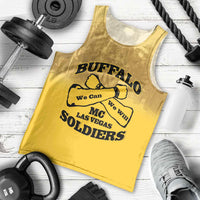 Personalized African American Buffalo Soldier Men Tank Top We Can We Will - Yellow - Wonder Print Shop