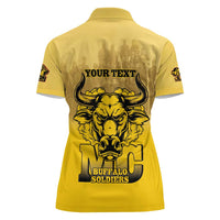 Personalized African American Buffalo Soldier Women Polo Shirt We Can We Will - Yellow - Wonder Print Shop
