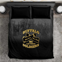 African American Buffalo Soldier Bedding Set We Can We Will - Black - Wonder Print Shop