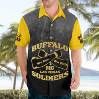 Personalized African American Buffalo Soldier Hawaiian Shirt We Can We Will - Black - Wonder Print Shop
