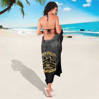 African American Buffalo Soldier Sarong We Can We Will - Black - Wonder Print Shop