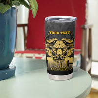 Personalized African American Buffalo Soldier Tumbler Cup We Can We Will - Black - Wonder Print Shop
