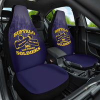 African American Buffalo Soldier Car Seat Cover We Can We Will - Navy Blue - Wonder Print Shop