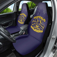 African American Buffalo Soldier Car Seat Cover We Can We Will - Navy Blue - Wonder Print Shop
