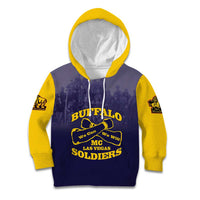 Personalized African American Buffalo Soldier Kid Hoodie We Can We Will - Navy Blue - Wonder Print Shop