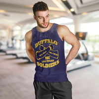 Personalized African American Buffalo Soldier Men Tank Top We Can We Will - Navy Blue - Wonder Print Shop