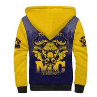 Personalized African American Buffalo Soldier Sherpa Hoodie We Can We Will - Navy Blue - Wonder Print Shop