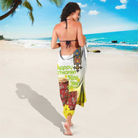 Ethiopian Enkutatash Sarong Kebero Drum With Adey Abeba Flower - Wonder Print Shop