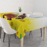 Ethiopian Enkutatash Tablecloth Kebero Drum With Adey Abeba Flower - Wonder Print Shop