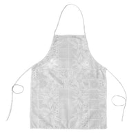 Nigeria Osun-Osogbo Festival Apron White Lily Lei With Yoruba Pattern - Wonder Print Shop