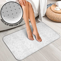 Nigeria Osun-Osogbo Festival Bathroom Set White Lily Lei With Yoruba Pattern - Wonder Print Shop