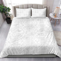 Nigeria Osun-Osogbo Festival Bedding Set White Lily Lei With Yoruba Pattern - Wonder Print Shop