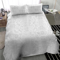 Nigeria Osun-Osogbo Festival Bedding Set White Lily Lei With Yoruba Pattern - Wonder Print Shop