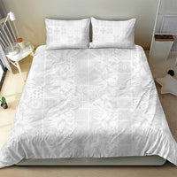 Nigeria Osun-Osogbo Festival Bedding Set White Lily Lei With Yoruba Pattern - Wonder Print Shop