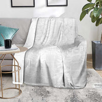 Nigeria Osun-Osogbo Festival Blanket White Lily Lei With Yoruba Pattern - Wonder Print Shop