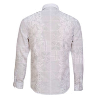 Nigeria Osun-Osogbo Festival Family Matching Short Sleeve Bodycon Dress and Hawaiian Shirt White Lily Lei With Yoruba Pattern - Wonder Print Shop