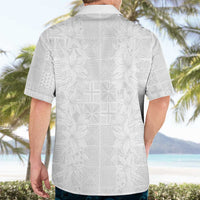 Nigeria Osun-Osogbo Festival Hawaiian Shirt White Lily Lei With Yoruba Pattern - Wonder Print Shop