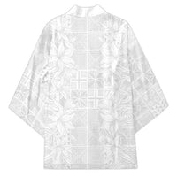 Nigeria Osun-Osogbo Festival Kimono White Lily Lei With Yoruba Pattern - Wonder Print Shop
