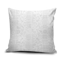 Nigeria Osun-Osogbo Festival Pillow Cover White Lily Lei With Yoruba Pattern - Wonder Print Shop
