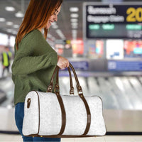 Nigeria Osun-Osogbo Festival Travel Bag White Lily Lei With Yoruba Pattern - Wonder Print Shop