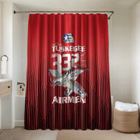 Tuskegee Red Tails Airmen Bathroom Set P-51 Mustang 332nd Fighter Group - Black Red - Wonder Print Shop
