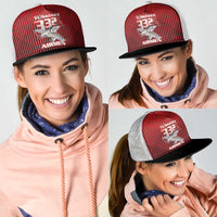 Tuskegee Red Tails Airmen Mesh Trucker Cap P-51 Mustang 332nd Fighter Group - Black Red - Wonder Print Shop
