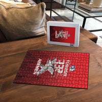 Tuskegee Red Tails Airmen Puzzle P-51 Mustang 332nd Fighter Group - Black Red - Wonder Print Shop