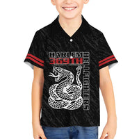 Harlem Hellfighters Family Matching Short Sleeve Bodycon Dress and Hawaiian Shirt 369th Infantry Regiment - Wonder Print Shop