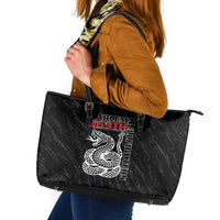 Harlem Hellfighters Leather Tote Bag 369th Infantry Regiment - Wonder Print Shop