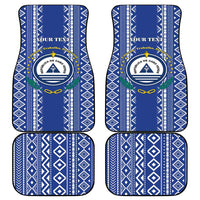 Personalised Cape Verde Car Mats Grey Headed Kingfisher - Coat Of Arms - Wonder Print Shop