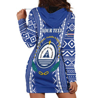 Personalised Cape Verde Hoodie Dress Grey Headed Kingfisher - Coat Of Arms - Wonder Print Shop