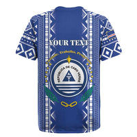 Personalised Cape Verde Rugby Jersey Grey Headed Kingfisher - Coat Of Arms - Wonder Print Shop