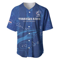 Custom Cape Verde Football Baseball Jersey Go Champions Tubaroes Azuis - Wonder Print Shop