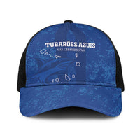 Cape Verde Football Baseball Net Cap Go Champions Tubaroes Azuis - Wonder Print Shop