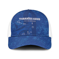 Cape Verde Football Baseball Net Cap Go Champions Tubaroes Azuis - Wonder Print Shop