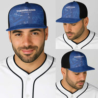 Cape Verde Football Baseball Net Cap Go Champions Tubaroes Azuis - Wonder Print Shop