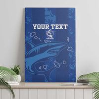 Custom Cape Verde Football Canvas Wall Art Go Champions Tubaroes Azuis - Wonder Print Shop