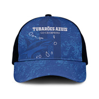 Cape Verde Football Mesh Trucker Cap Go Champions Tubaroes Azuis - Wonder Print Shop