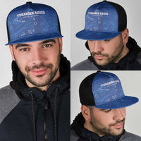 Cape Verde Football Mesh Trucker Cap Go Champions Tubaroes Azuis - Wonder Print Shop