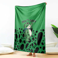Don't Obey Portland Frog Protest Blanket Anti-Fascism - Wonder Print Shop