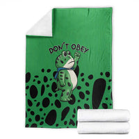 Don't Obey Portland Frog Protest Blanket Anti-Fascism - Wonder Print Shop