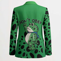 Don't Obey Portland Frog Protest Blazer Anti-Fascism - Wonder Print Shop