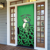 Don't Obey Portland Frog Protest Door Cover Anti-Fascism - Wonder Print Shop