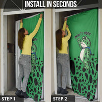 Don't Obey Portland Frog Protest Door Cover Anti-Fascism - Wonder Print Shop