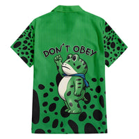 Don't Obey Portland Frog Protest Family Matching Long Sleeve Bodycon Dress and Hawaiian Shirt Anti-Fascism - Wonder Print Shop