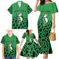 Don't Obey Portland Frog Protest Family Matching Mermaid Dress and Hawaiian Shirt Anti-Fascism - Wonder Print Shop