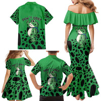 Don't Obey Portland Frog Protest Family Matching Mermaid Dress and Hawaiian Shirt Anti-Fascism - Wonder Print Shop